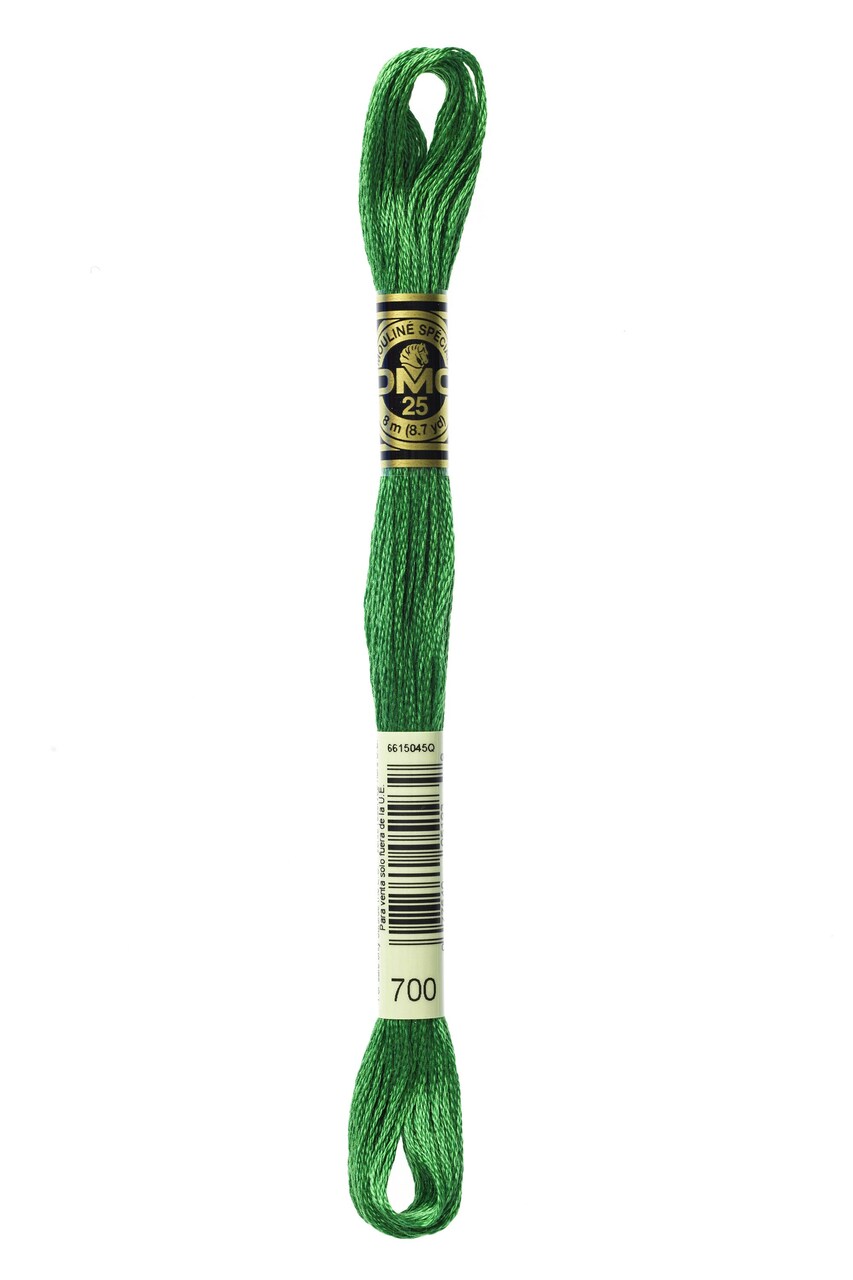 DMC® - 700 (Meadow Green)-- Six-Strand Embroidery Floss Skein